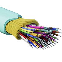 Кабель волоконно-оптический, распределительный, арамидные упрочняющие нити, для внутренней прокладки, нг(A)-HFLTx, 48 ОВ, категория | код RNDT3C48AQ03 | DKC