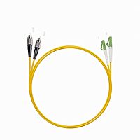 Cabeus FOP(d)-9-LC/APC-FC/UPC-1,5m Шнур оптический duplex LC/APC-FC/UPC 9/125 sm 1,5м LSZH | код 8022c | Cabeus