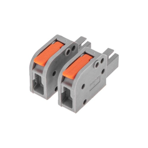 Клемма СМК 222-421R проходная разъемная 1 полюс сер. 0.2-2.5/4кв.мм Rexant 07-5261 фото 5