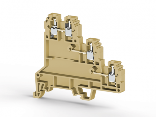 324 400, Клеммник 3-х ярусный для датчиков, 2,5мм.кв., (бежевый), PUK 3S | код 0.0.0.3.24400 | KLEMSAN 324 400, Клеммник 3-х ярусный для датчиков, 2,5мм.кв., (бежевый), PUK 3S | код 0.0.0.3.24400 | KLEMSAN