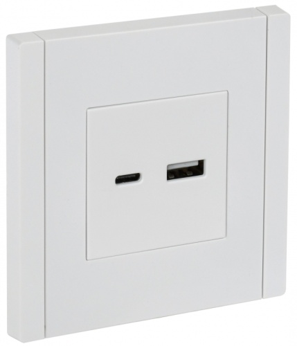 FORTE&PIANO Роз. USB A+C 18Вт FP251 бел. IEK | код FP-U22-018-K01 | IEK