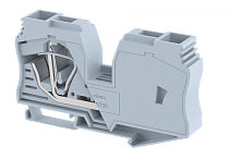 Клемма проходная пружинная 35 мм2, на 2 подключения, синяя DST35(B) | код 2208010001 | Elmex