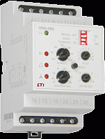 Реле контроля напряжения HRN-43N 24V AC/DC (3F, 2x16A_AC1) с нейтралью | код 002471414 | ETI