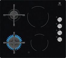 Газовая варочная поверхность Electrolux EGE6172NOK черный | код 1845866 | ELECTROLUX
