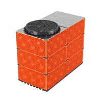 Колодец пластиковый для кабельной канализации с пластиковым люком, F0, 1500х750х1125 | код 281500V0 | DKC