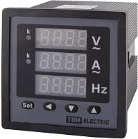 Цифровой многовеличинный прибор ЦП-АВЧ72х3-0,5-Р (однофазный) (0-50кА, 0-320кВ, 40-70Гц) TDM | код SQ1102-0531 | TDM