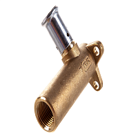 Водорозетка пресс 16х1/2'ВР удлиненная (78 мм), латунь | код 4P-1604 | Henco