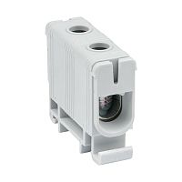 Проходная клемма с винтовым зажимом 50мм?, серый, plc-kvs-16-50-gray | код. plc-kvs-16-50-gray | EKF