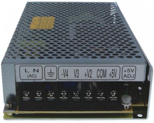 Источник питания AC-DC, 125Вт, вход 88…264В AC, 47…63Гц /248…373В DC, выход1: +5В/2…12A, выход2: +15В/0.5…4A, выход3: -5В /0.1…1A, выход4: -15В/0…1А, изоляция 3000В AC, в кожухе 199х98х38мм, -20…+70С | код RQ-125C | MeanWell