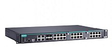 Шасси коммутатора IKS-6728A-4GTXSFP-24-T Modular managed Ethernet switch with 8 10/100BaseT(X) ports, 4 10/100/1000BaseT(X) or 100/1000BaseSFP combo ports, a | код 00-06100418 | MOXA