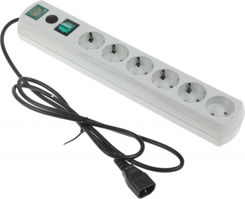 Сетевой фильтр Most RG-U 1.5м (6 розеток) белый (коробка) | код 327575 | MOST
