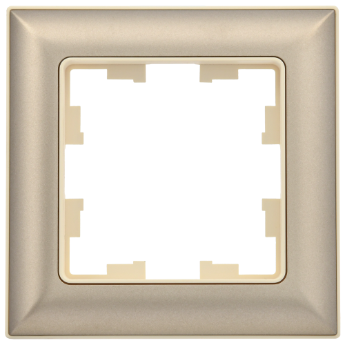 BRITE Рамка 1-мест. РУ-1-Бр беж./шамп. IEK | код BR-M12-12-3-K10 | IEK фото 5