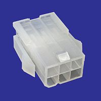 Разъём питания низковольтный RUICHI MF-2x3M, клеммныйs, 6 контактов | код 107485 | Ruichi