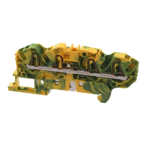 Клемма втычная ZK2,5-PE-4P - Земля - желто-зеленая - 2,5 мм?, 4 зажима | код 1SNK705152R0000 | ABB