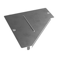 Крышка переходника левого Стандарт INOX (AISI 304) 400х150 Промрукав | код PR16.4302 | ПРОМРУКАВ