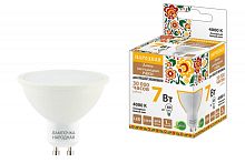 Лампа светодиодная PAR16 7 Вт, 230 В, 4000 К, GU10 Народная | код SQ0340-1662 | TDM НАРОДНЫЙ
