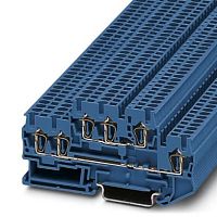 Двухъярусная пружинная клемма STTB 2,5-TWIN BU | код 3038529 | PHOENIX CONTACT