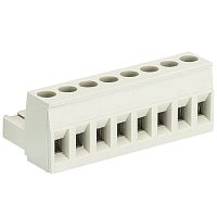 Розеточный разъем, угловой, на кабель, шаг 5,00 мм, 9 полюсов, номинальное сечение: 2,5 мм кв., винтовая фиксация провода, 400V, 12А, без маркировки, цвет: серый, серия 8113 B OB | код 25.320.3953.0 | Wieland