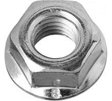 Гайка DIN6923 М6 шестигранная с фланцем оцинкованная | код 326583 | Руфкомплект (упак.8500 шт.)
