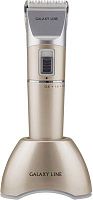 Машинка для стрижки Galaxy Line GL 4158 позолоченный металлик 12Вт (насадок в компл:4шт) | код 1793363 | GALAXY LINE
