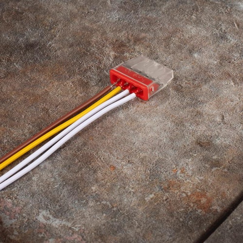 Клеммы монтажные PTC-4P 2273-244 450V 32A 0,14-4.0mm2 , 4 отверстия, прозрачные, с пастой, /50 шт. | код 5051157 | JazzWay фото 3