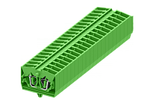 254316 Клемма TB 1-1 проходная фронт. подключение с защелк.ножками, сеч. 2.5мм2, зел., шт | код 254316 | SUPU