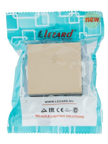 VESNA Выключатель проходной золото | код 742-3688-105 | LEZARD фото 5