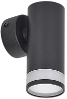 Светильник 4008 настенный GU10 черный IEK | код LT-UBB0-4008-GU10-1-K02 | IEK