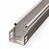 Лоток неперфорированный Стандарт INOX (AISI 409) 50х50х3000 (0,7 мм) (24 м/уп) Промрукав | код PR16.2409 | ПРОМРУКАВ