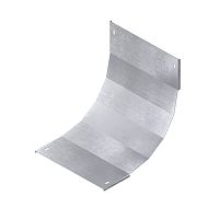 Крышка на угол вертикальный внутренний 90 градусов 100х600, R600, цинк-ламельная | код UKID616ZL | DKC