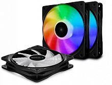 Вентилятор Deepcool CF 120-3 IN 1 120x120x25mm 4-pin 17.8-27dB 510gr LED Ret | код 1998928 | DEEPCOOL