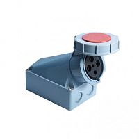 Розетка наружной установки 1342 63А 3Р+РЕ 220В-250B IP67 HLT | код 083-04-14 | HLT