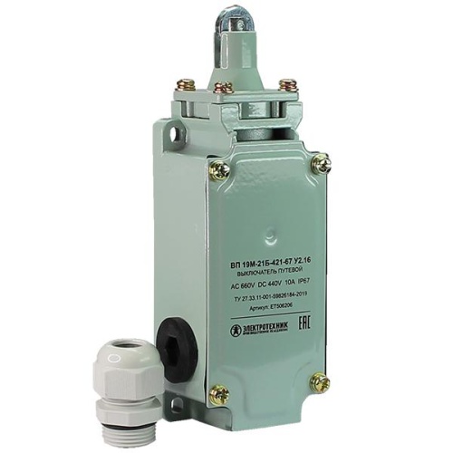 Выключатель конечн. ВП 19М-21Б-421-67 У2.16 | код ET506206 | Электротехник Выключатель конечн. ВП 19М-21Б-421-67 У2.16 | код ET506206 | Электротехник