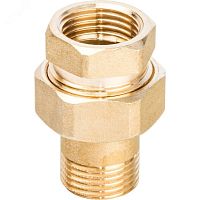 Разъемное соединение 'американка' ВН уплотнение под гайкой по плоскости 1/2' | код SFT-0044-000012 | STOUT