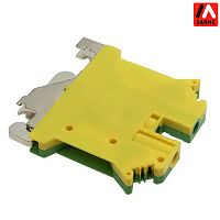 Клеммная колодка на DIN-рейку SANHE SHUKT5N, UL/IEC, 65 А, 2000 В, 24-10 AWG, PA66, корпус желто-зеленый | код 105934 | Sanhe