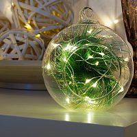 Гирлянда Роса , 2 м, 20 диодов, цвет теплый белый, тонкий батарейный блок | код 303-006-1 | NEON-NIGHT