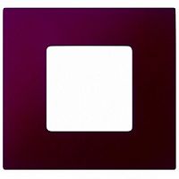 Рамка 1 пост 27 PLAY, баклажановый артик | код. 2700617-085 | Simon