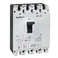 Выключатель автоматический с блоком защиты от токов утечки OptiMat T630L-RCA ETN 630A 4P | код 356985 | КЭАЗ