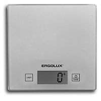 Весы кухонные ELX-SK01-С03 до 5кг 150х150мм сер. | код 13429 | Ergolux
