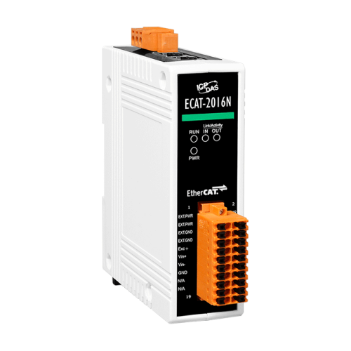 ECAT-2016N CR EtherCAT Slave I/O Module with 16-bit,1 channel Strain Gauge (RoHS) | код 00-06131710 | ICP DAS