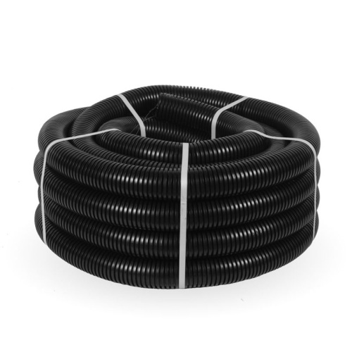 Труба гофрированная ПА негорючая (НГ) стойкая к ультрафиолету (УФ) черная с/з d50 мм (15м/660м уп/пал) | код PR02.0209 | Промрукав фото 2