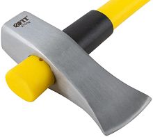 Топор-колун кованый, фиберглассовая длинная ручка 900 мм, 2700 гр | код 46163 | FIT