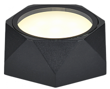 Светильник уличный 5304 потолочный GX53 IP65 черный IEK | код LT-UPU0-5304-GX53-1-K02 | IEK