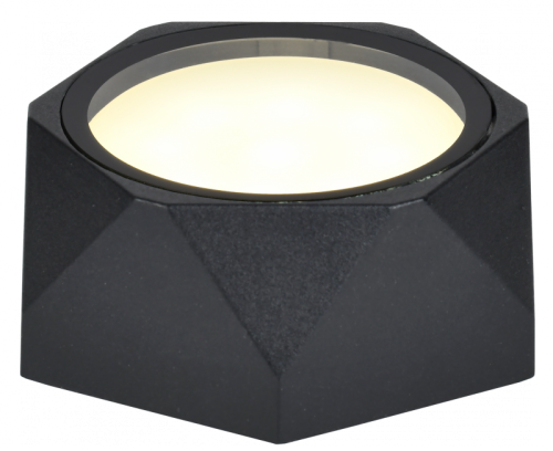 Светильник уличный 5304 потолочный GX53 IP65 черный IEK | код LT-UPU0-5304-GX53-1-K02 | IEK