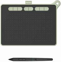 Графический планшет Parblo Ninos M USB Type-C черный/зеленый | код 1471392 | PARBLO