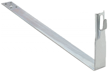 Дер. пр. кр. 6-8мм чер. кр. L=380мм оц. сталь IEK | код ZDP80-11-5-68-380 | IEK