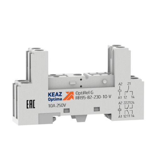 Розетка для реле OptiRel G RR95-82-230-10-V | код 281176 | КЭАЗ