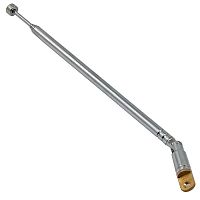 Антенна телескопическая поворотная RUICHI AST-18, диаметр 7 мм, количество колен 5, 150-450 мм | код 90907 | Ruichi