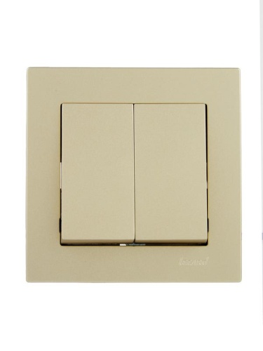 Выключатель 2-кл. СП Vesna механизм титан LEZARD 742-3788-101 Выключатель 2-кл. СП Vesna механизм титан LEZARD 742-3788-101