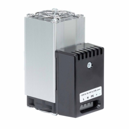 Компактный обогреватель с вентилятором 75 Вт, 230 В + 24 В DC | код R5FMHT75 | DKC Компактный обогреватель с вентилятором 75 Вт, 230 В + 24 В DC | код R5FMHT75 | DKC